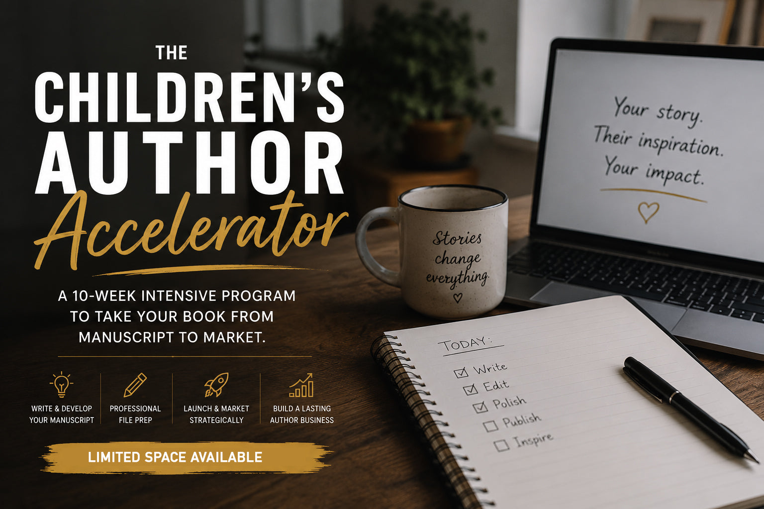 THE CHILDREN'S INDIE AUTHOR ACCELERATOR: FROM WRITING TO PUBLISHING TO SELLING